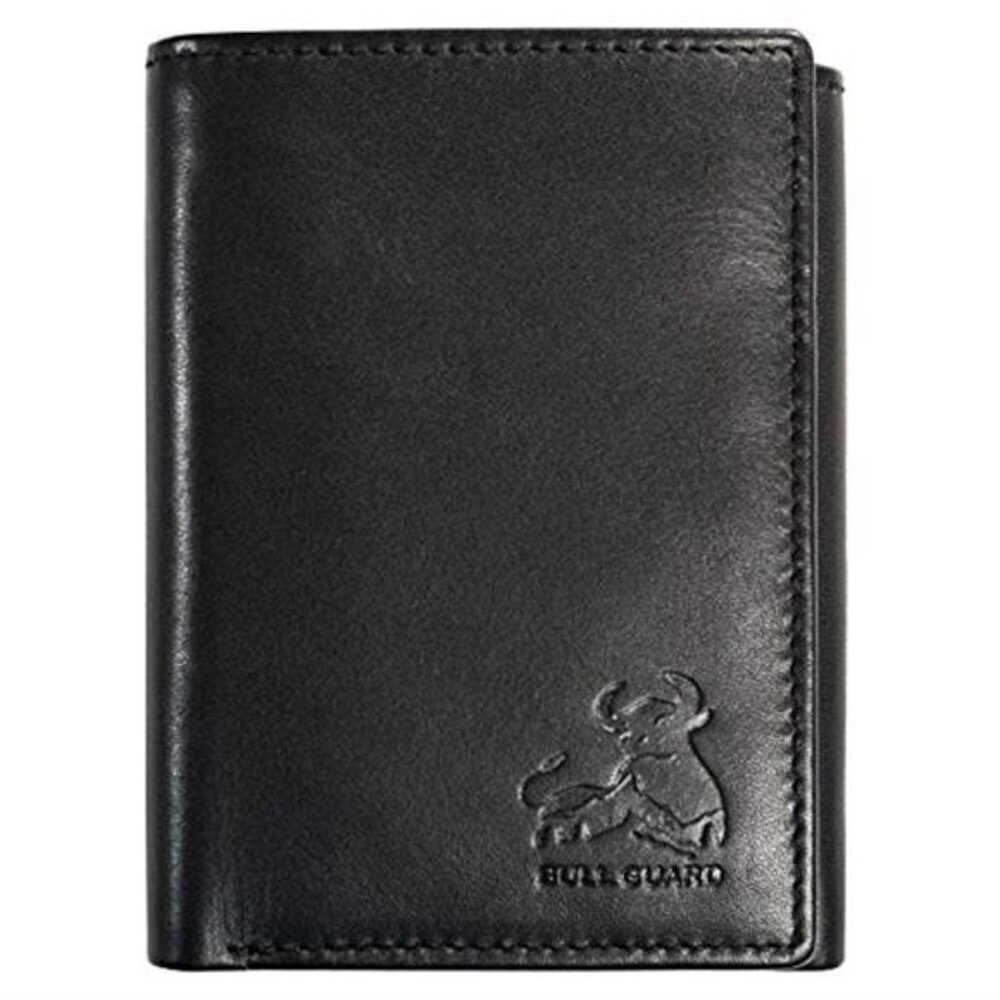 Premium Leather Trifold Wallet for Men RFID Blocking